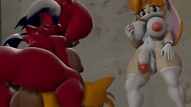 The Black Chaos has come to take control of the Whores! Watch as he bends them over and spanks their tails until they cry out in pleasure and pain