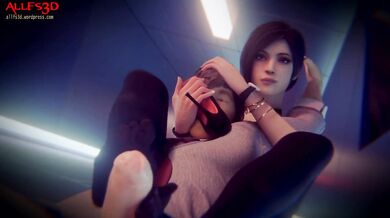 The Hentai Footjob Shop: Ada Wongs Shoe Smelling Experience