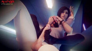 The Hentai Footjob Shop: Ada Wongs Shoe Smelling Experience