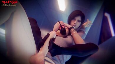 The Hentai Footjob Shop: Ada Wongs Shoe Smelling Experience