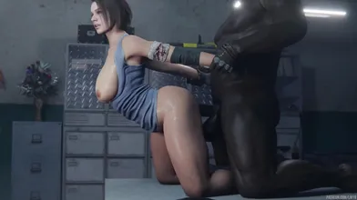 Jill Valentines Safe Room Railing: Hentai Porn Addicts Ultimate Fantasy
