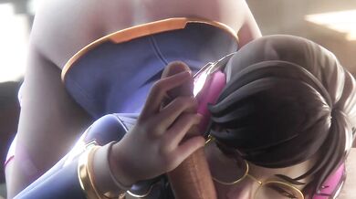 Overwatch Hentai Dva - With Her Teacher [FPS Blyck]