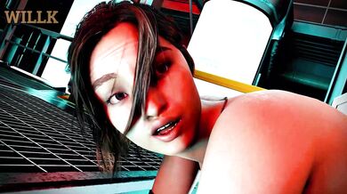 Watch as Claire Redfield gets busy with the mysterious Mr X in this epic 4k hentai video!