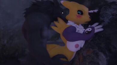 Watch the full length hentai porn compilation featuring Renamon in all her naughty glory!
