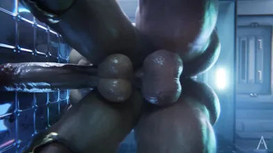 MILF Jenny Gets Screwed in the Ass by a Giant Cock