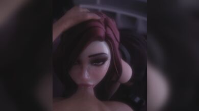 Watch as this sexy babe gets her mouth stuffed with cum by her lover! See how she takes every drop and enjoys it immensely