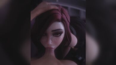 Watch as this sexy babe gets her mouth stuffed with cum by her lover! See how she takes every drop and enjoys it immensely