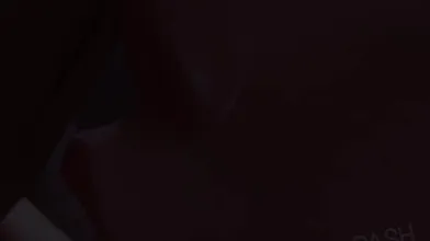 The snow wife, a twisted and seductive demon from the American Horror Show, takes on a young man in a steamy threesome with his possessed wife