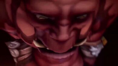 The Scent of Blo*od and Violence Turns Ada Wong on, as She Gets Double-Penetrated by Two Orc Warcraft Characters in a Steamy Opium Den