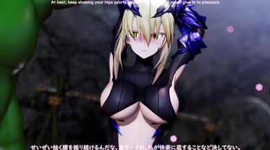 Watch Artoria Boko take on an army of monsters and demons in this epic hentai porn adventure!