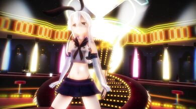 The hottest and sexiest anime babes in the classroom! Watch Shimakaze get down and dirty with her classmate in this MMD video