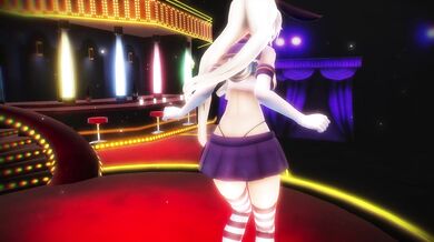The hottest and sexiest anime babes in the classroom! Watch Shimakaze get down and dirty with her classmate in this MMD video