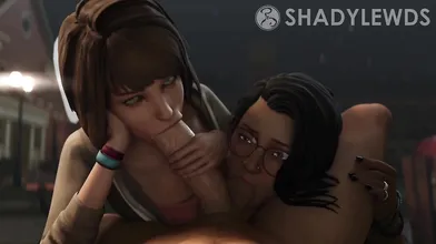 Alex wanted in on the action, so Max helps her practice [Shadylewds]