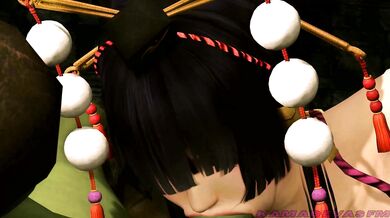 The god of love, Kamadeva, wields his bow and arrow in a SFM fantasy world of Orcs