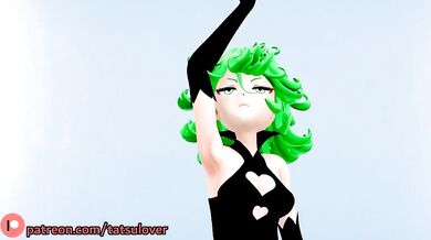 Sexy Tatsumaki from My Hero Academia fucks with the Black Mamba from Mortal Kombat!