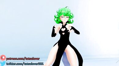 Sexy Tatsumaki from My Hero Academia fucks with the Black Mamba from Mortal Kombat!