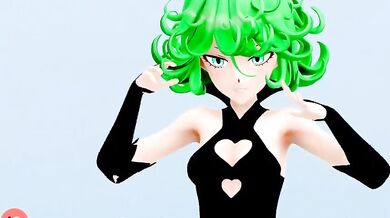 Sexy Tatsumaki from My Hero Academia fucks with the Black Mamba from Mortal Kombat!