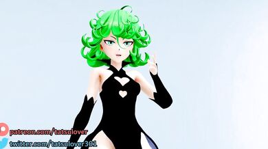 Sexy Tatsumaki from My Hero Academia fucks with the Black Mamba from Mortal Kombat!