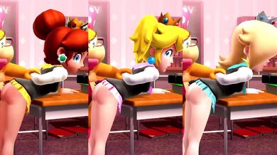 Daisy Peach Rosalina Schoogirl Spanking [No Panties] - Naked on the Rack