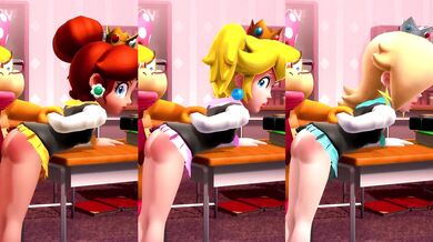 Daisy Peach Rosalina Schoogirl Spanking [No Panties] - Naked on the Rack