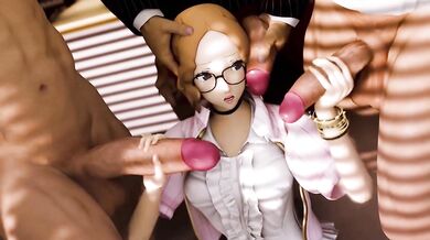 Haru Okumuras Office Whore Amateurthrowaway, a hot threesome action with boss and secretary!