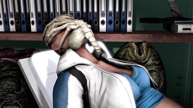 Watch the hot alien babes get impregnated by Facehuggers in this action-packed sci-fi porn parody!