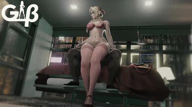 Aerith Takes a Ride on General Butch