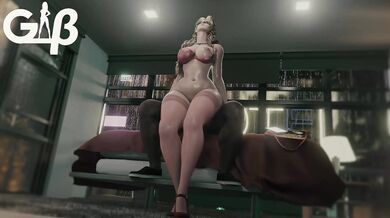 Aerith Takes a Ride on General Butch