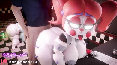 Watch these sexy ladies perform doggy style circus tricks in the ring!