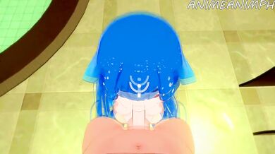 Busty Milf, Bao The Whale gets fucked by a sexy guy in her ass and mouth while getting pounded on her tight pussy