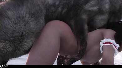 In the frosty lands of Skyrim, two lovers embark on a risky adventure as they indulge in wild sex before Christmas Eve