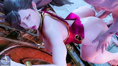 Street Fighter meets Bondage, Chun Li Returns for another Round of Sensual Action, Caged Bird-Encore