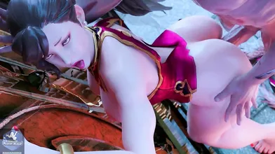 Street Fighter meets Bondage, Chun Li Returns for another Round of Sensual Action, Caged Bird-Encore
