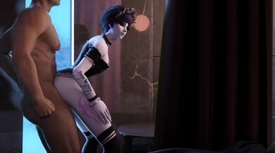 Watch the WidowMaker Maid get a creampie from her boss while his wife watches in pleasure!