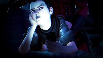 Reworded as: Negasonic Teenage Warhead vs Deadpool (Froggys F**k Marathon)