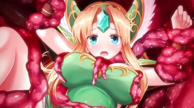 Watch Reese being held captive by a giant tentacle monster in this epic hentai porn video!