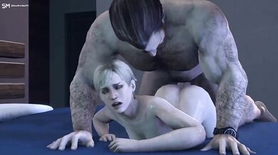 Sherry Birkin got pounded by zombies in the most intense sexual encounter of her life (Resident Evil)