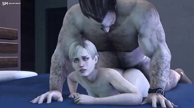 Sherry Birkin got pounded by zombies in the most intense sexual encounter of her life (Resident Evil)