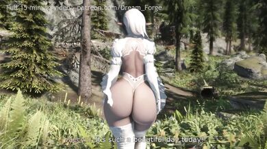 Sexy Elf Helps a Hairy Beast in the Dark