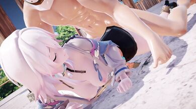 March On The Rail Station With A Doggy Style [doge7]