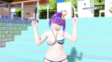 Watch as Patchouli Togane Renka and Vispocc get naughty in this hot adult visual novel porn parody!