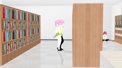 The Search Dog in the Public library 1
