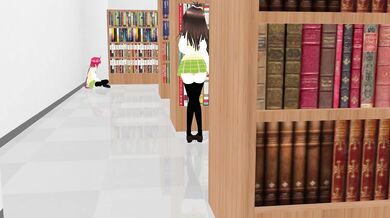 The Search Dog in the Public library 1