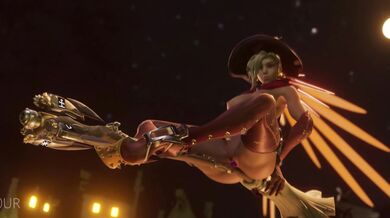 Sexy Nurse Gets A Spooky Halloween Fuck With Her Broomstick!