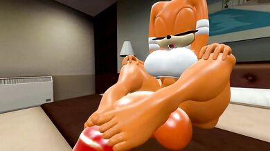 Watch as Tikal, a stunning pornstar, receives the ultimate footjob from Canastus!