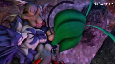 Mrsafes X-rated adventure with Morrigan Aensland and Jon Talbain!