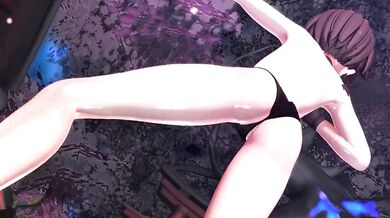 MMD Masturbation 3D Virtual Reality Sex with Realistic Vagina and Breasts Fucking Machine