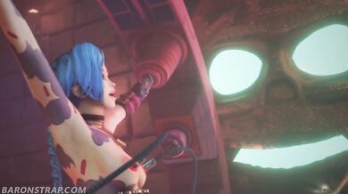 Watch Baron Straps steamy machine tickling session with Jinx, the sexiest mechanic ever!