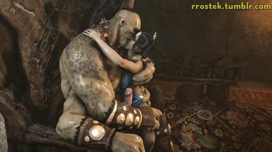 Goro & Kitana Kissing: The Ultimate Love Affair in Mortal Kombat!