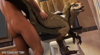 'Jane, the Raptor, in: Bathroom Mating'